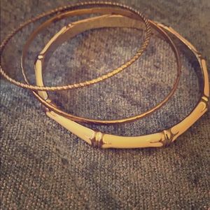 Vintage Enamel Bracelet Set